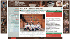 Desktop Screenshot of jezdeckaskola.eu