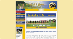 Desktop Screenshot of jezdeckaskola.info