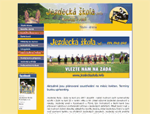 Tablet Screenshot of jezdeckaskola.info